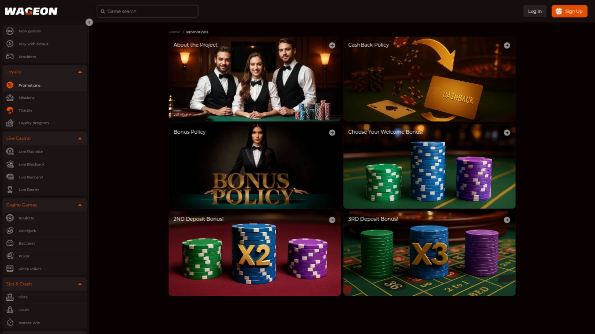 Promotions du casino Wageon