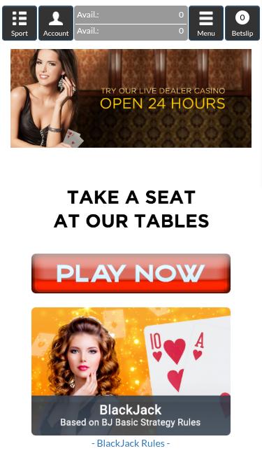 Casino móvil con crupier en vivo de Wagerbet