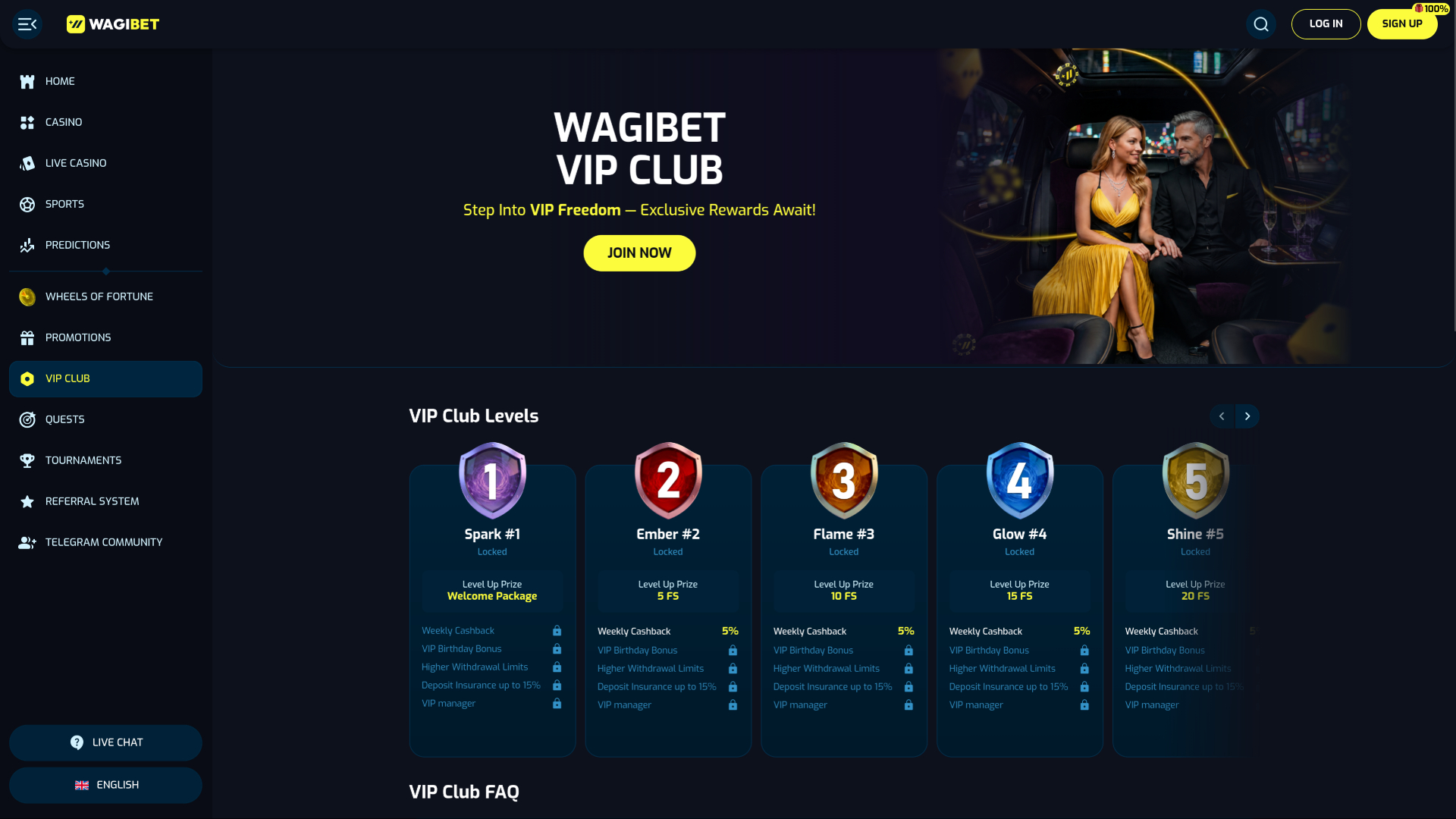 ワギベットカジノVIPページ
