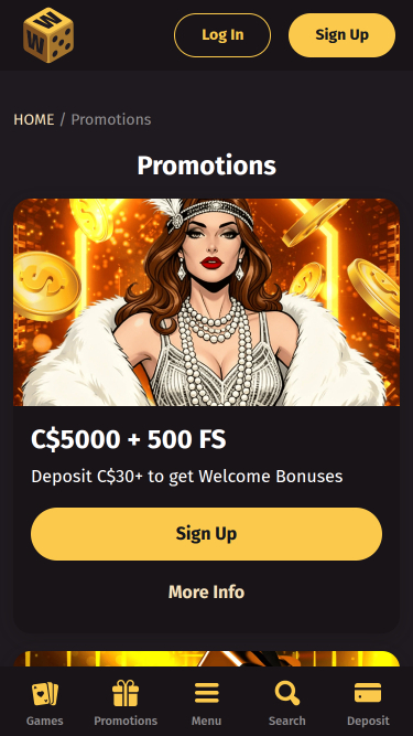 WantedWin Mobile Promotions