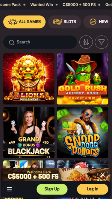  WantedWin Mobile Games