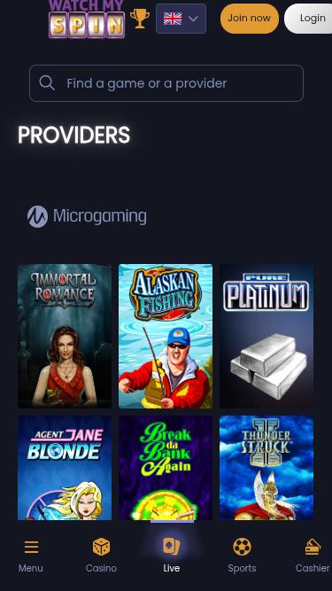 WatchMySpin Casino Mobile Game Developers