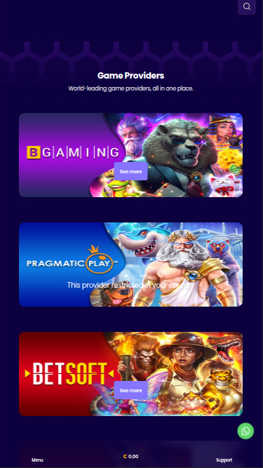 Développeurs de jeux mobiles de Wazbee Casino