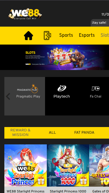 Développeurs de jeux de we88 casino pour mobile