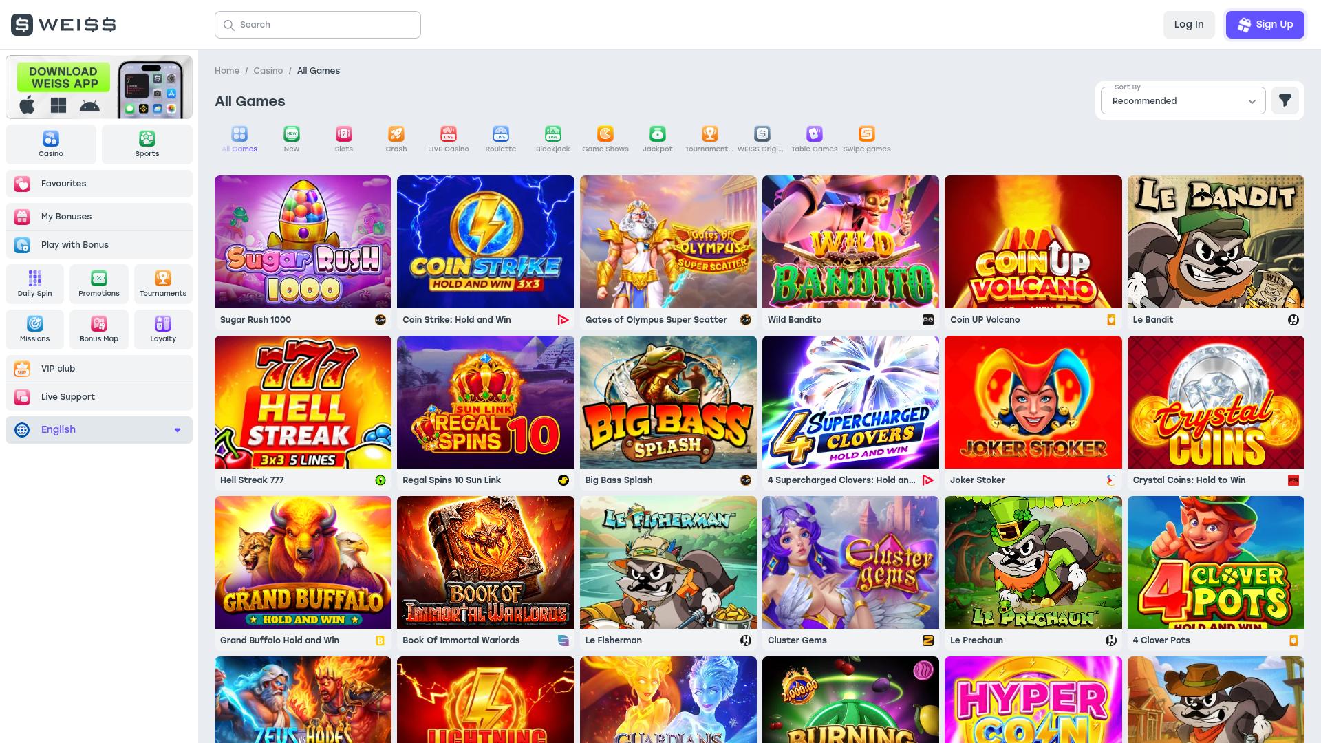 ワイスカジノデスクトップゲーム