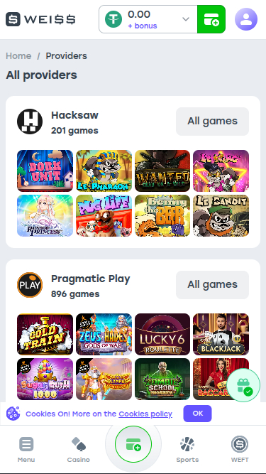 Desarrolladores de juegos de Weiss en móvil