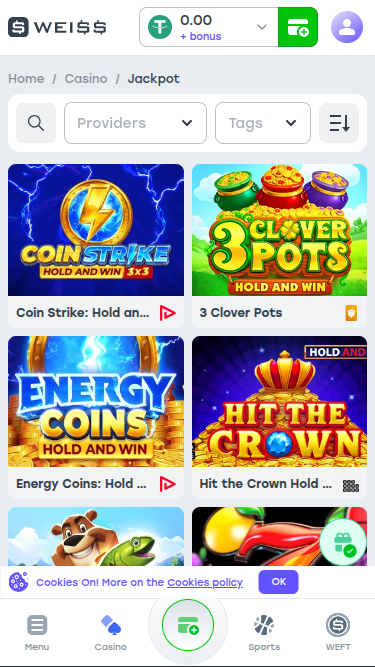 Bote de Weiss en móvil