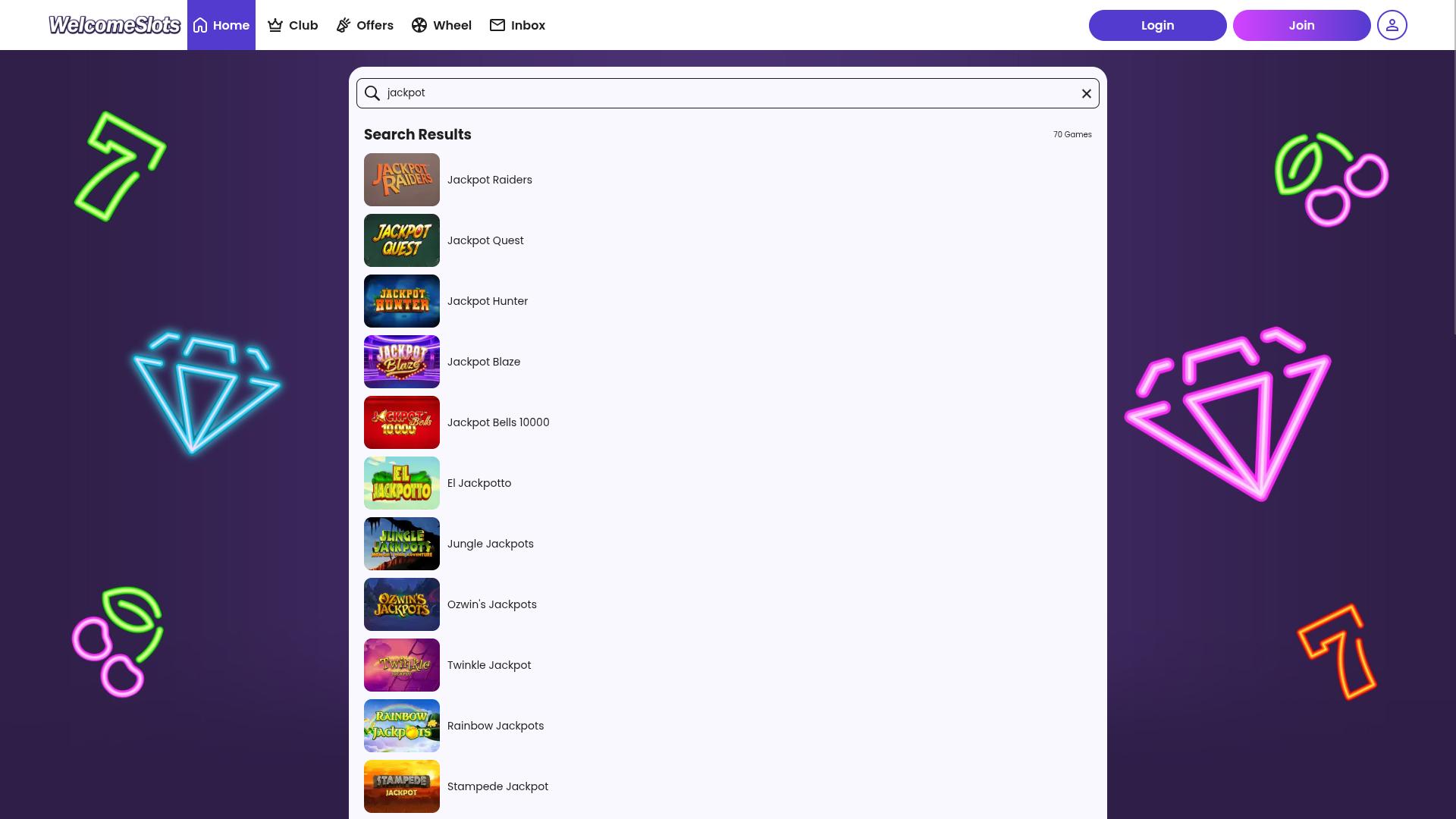 Bienvenido al Casino Slots Desktop Jackpot