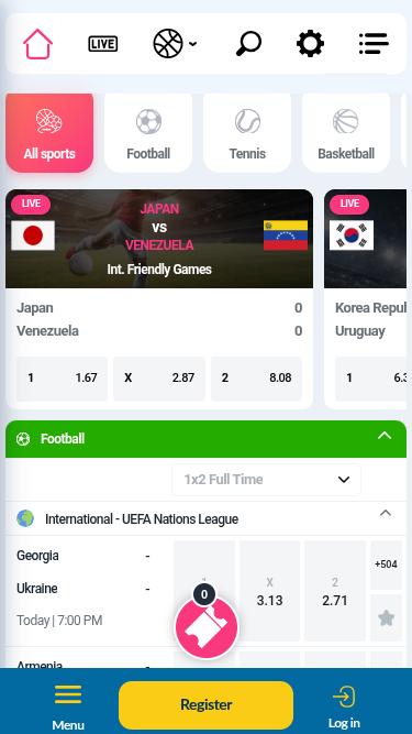 Deportes móviles del casino Welle