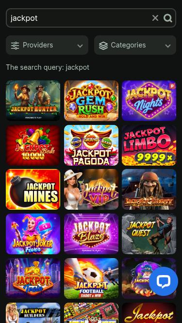 Weltbet Casino Mobile Jackpot