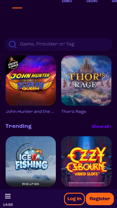  Jeux mobiles de Wheelz Casino