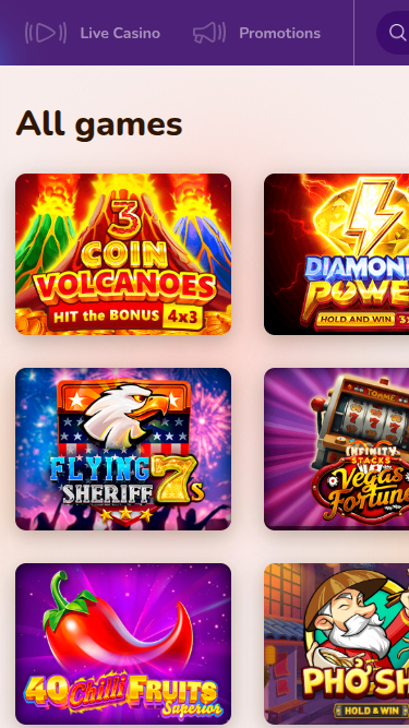 Jeux mobiles de Wild Sultan Casino