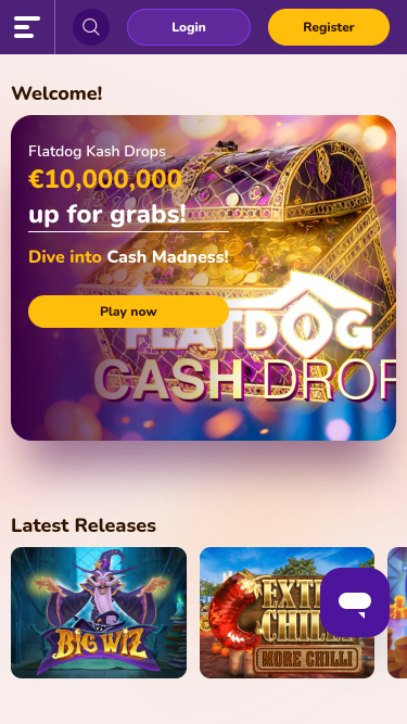 Wild Sultan Casino Mobile Homepage
