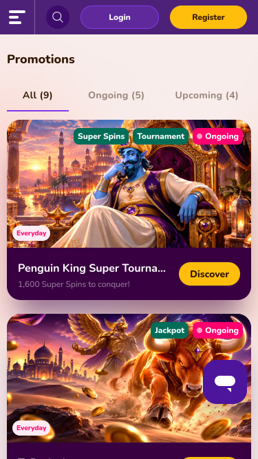 Wild Sultan Casino Mobile-Aktionen