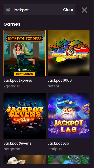 Jackpot mobile de Wild Tokyo Casino