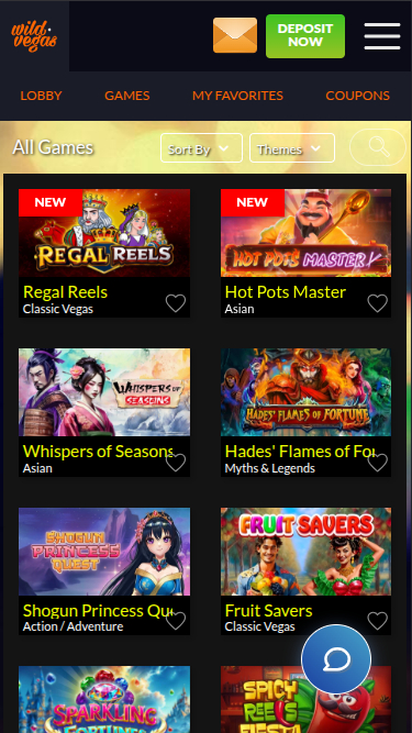 Wild Vegas Casino Mobile Games