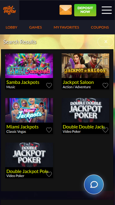 Wild Vegas Casino Mobile Jackpot