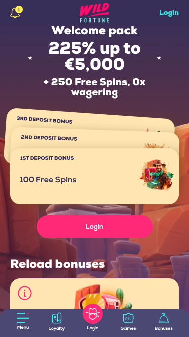 Wildfortune Casino Mobile Promotions