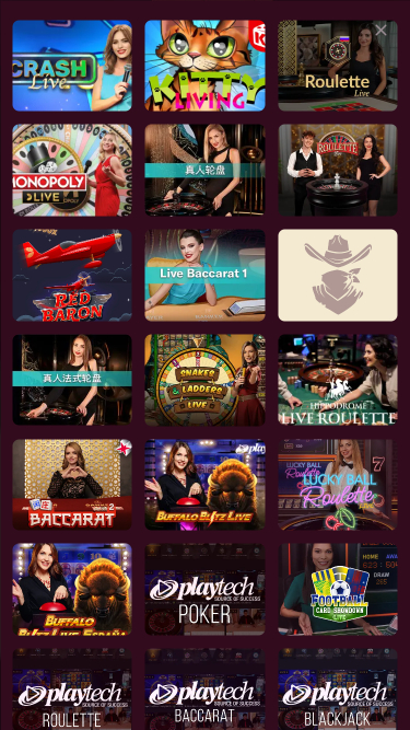 Casinò Wild Wild con croupier dal vivo su dispositivi mobili
