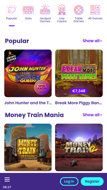 Wildz Casino Mobile Games