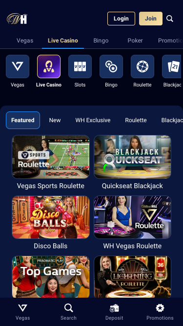 William Hill Casino Mobile Live Dealer