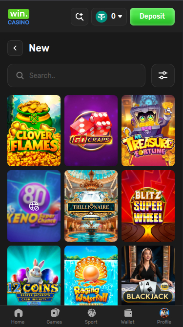Juegos móviles de Win Casino
