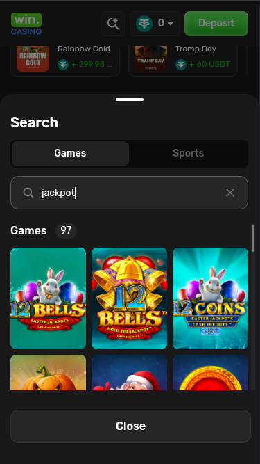 Bote móvil de Win Casino