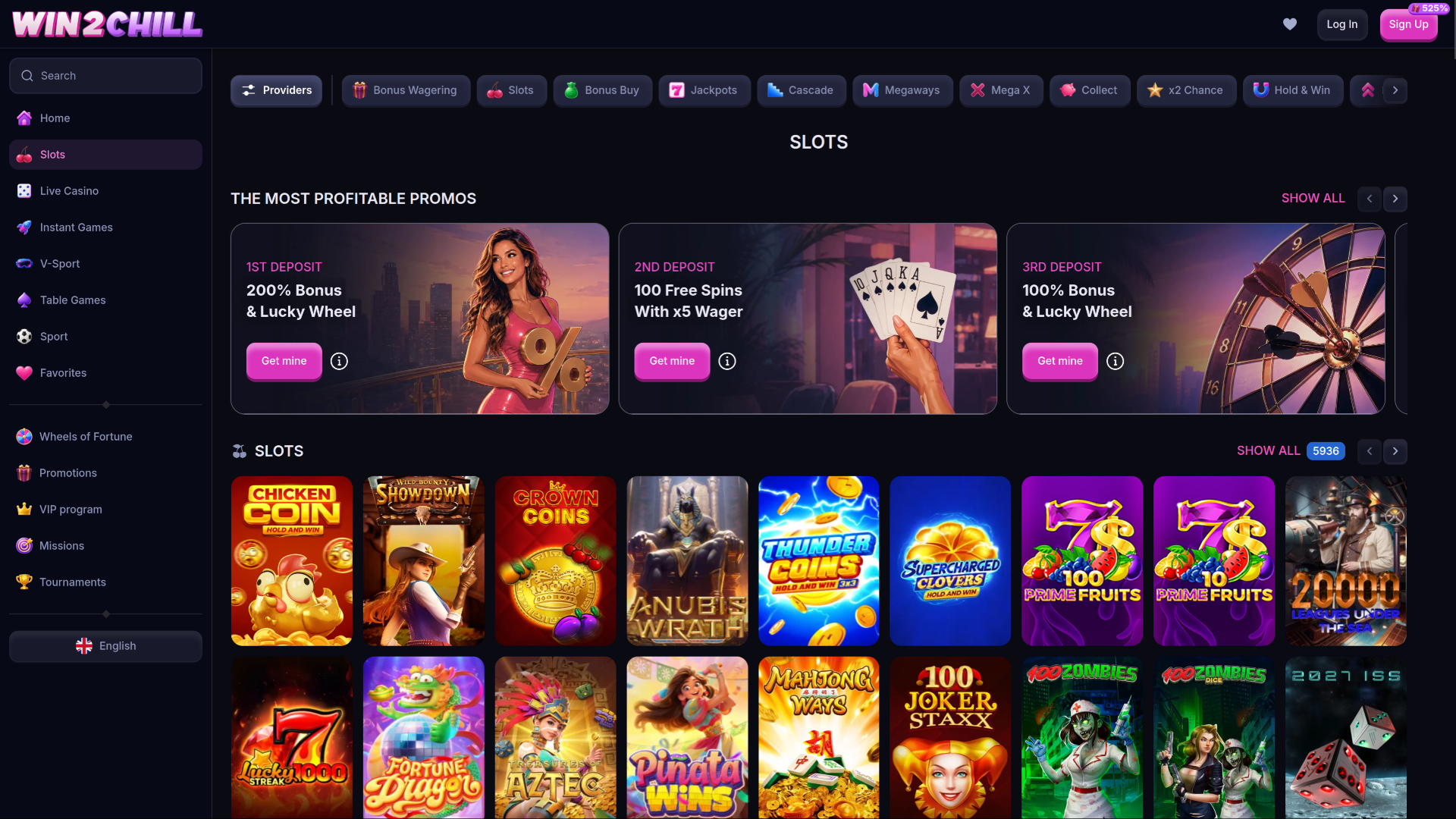 Giochi da tavolo Win2chill Casino