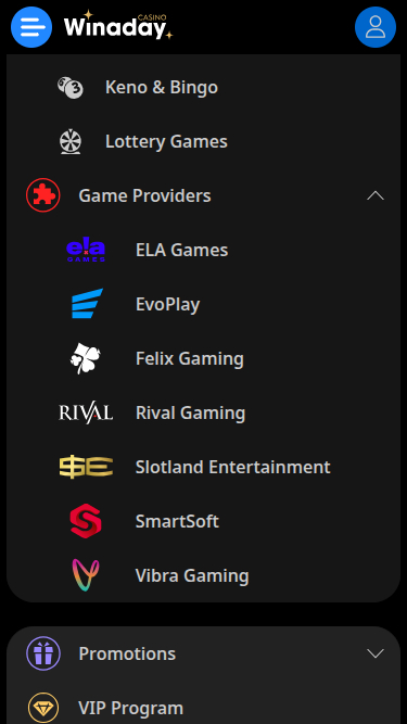 Winaday Casino Mobile Game Developers