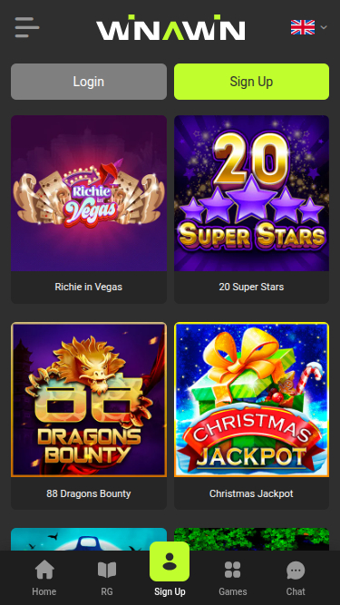 Winawin Casino Mobile Jackpot