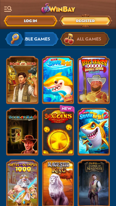 Jeux mobiles de WinBay Casino