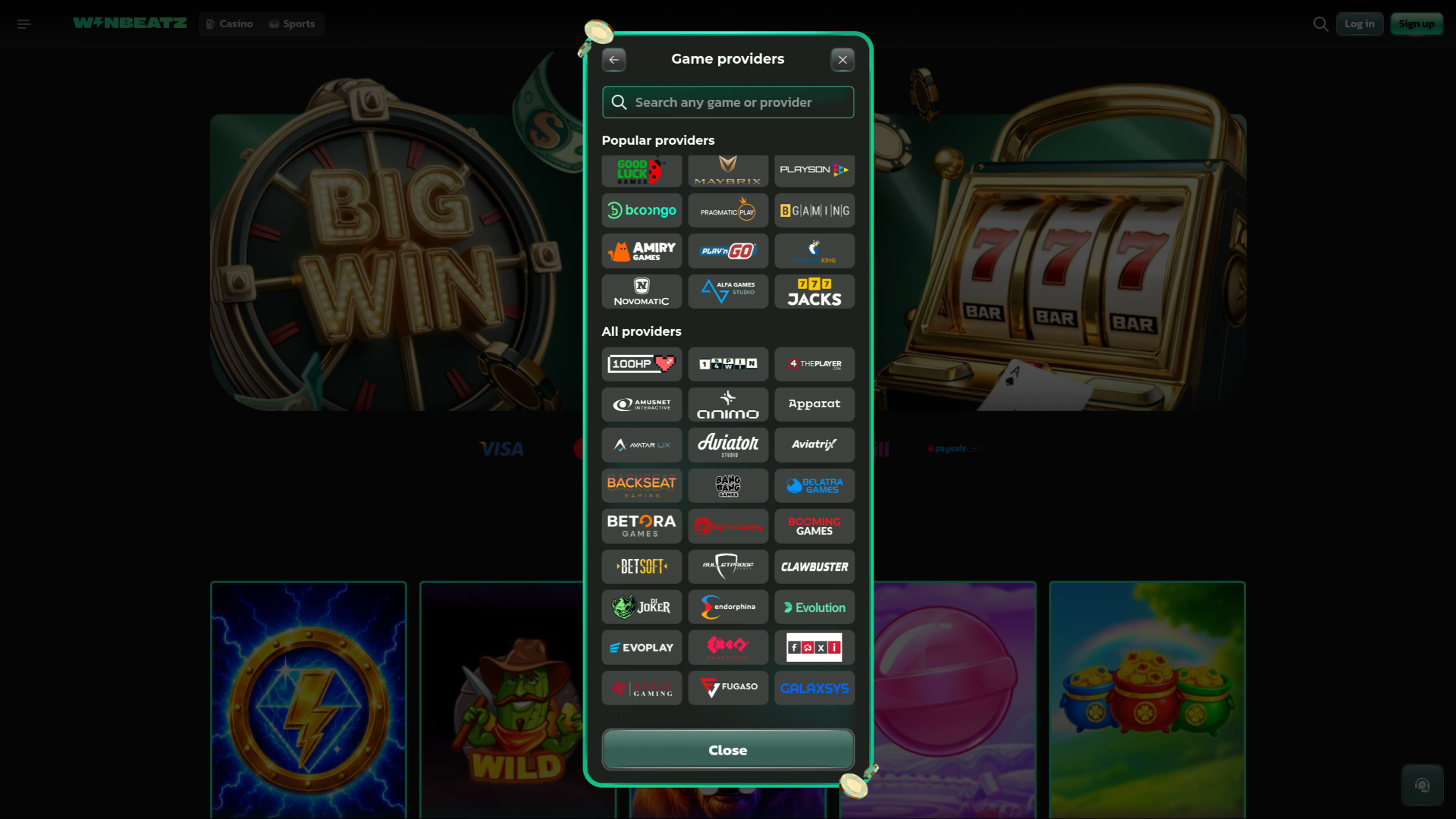 WinBeatz Casino Desktop-Spieleentwickler