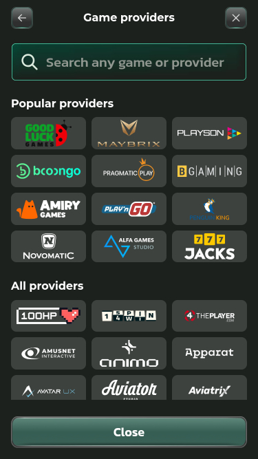 Winbeatz Casino Mobile Game Developers