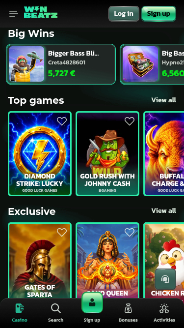 Winbeatz Casino Mobile Games