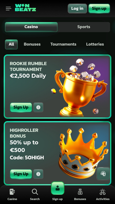 Winbeatz Casino Mobile-Aktionen