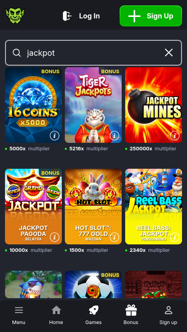 WinCraft Casino Mobile Jackpot