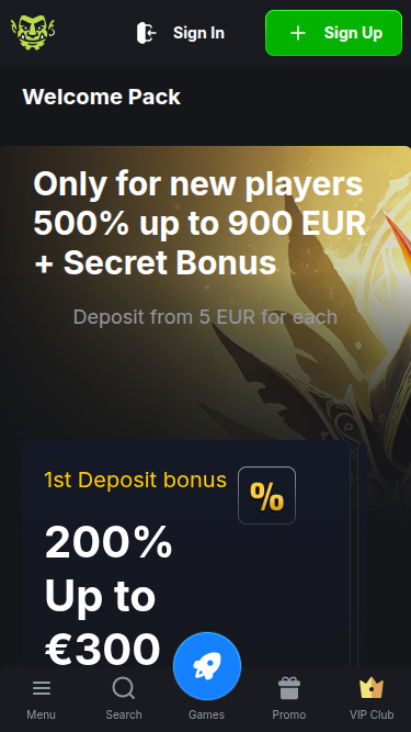 Promociones móviles de WinCraft Casino