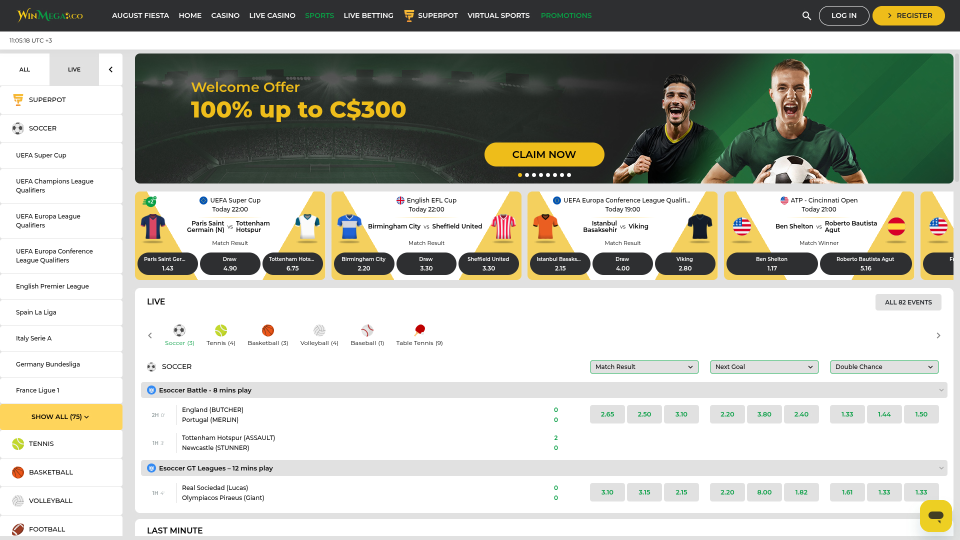 Win Mega Casino Desktop Sports