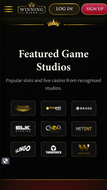 Desarrolladores de juegos móviles de Winning Kings Casino