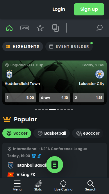 Winningz Casino Mobile Sports