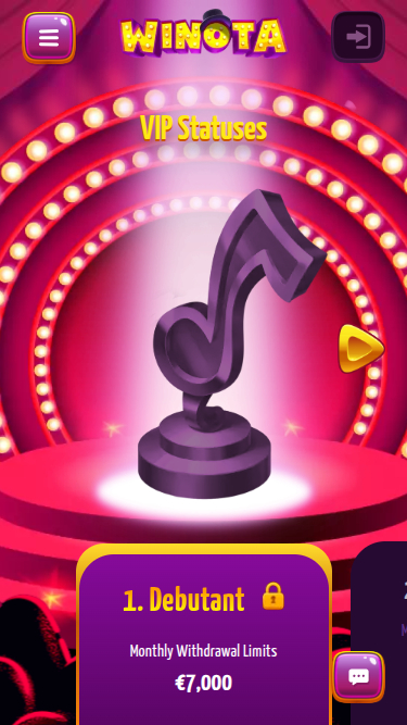 Winota Casino Mobile VIP Program