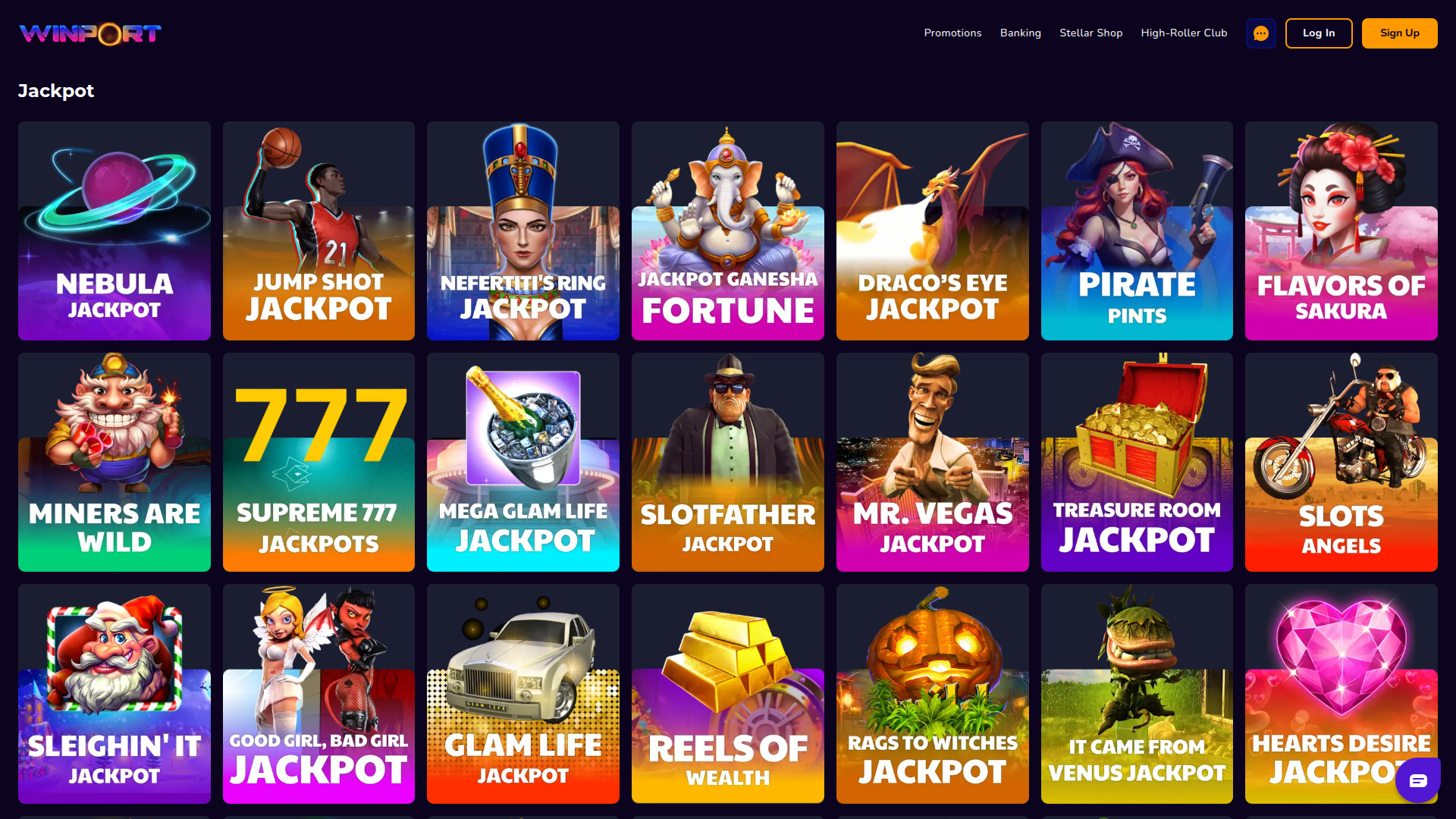 WinPort Casino Desktop-Jackpot
