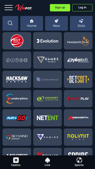 WinPot Mobile-Spielentwickler