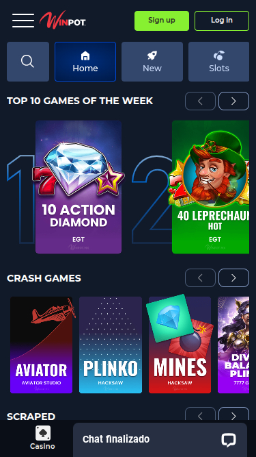 WinPot Mobile-Spiele