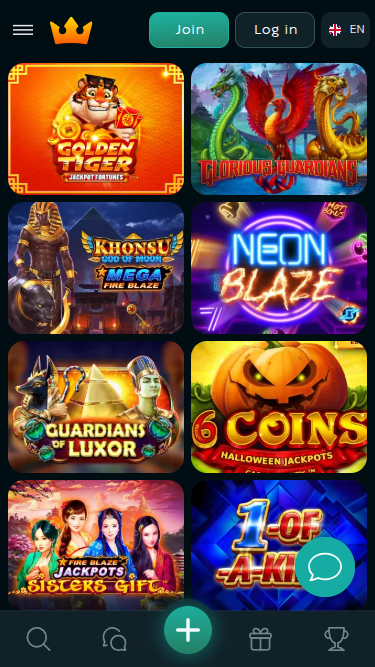 Jackpot mobile de Wins Royal