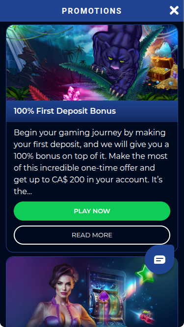 Promotions mobiles de Winspark