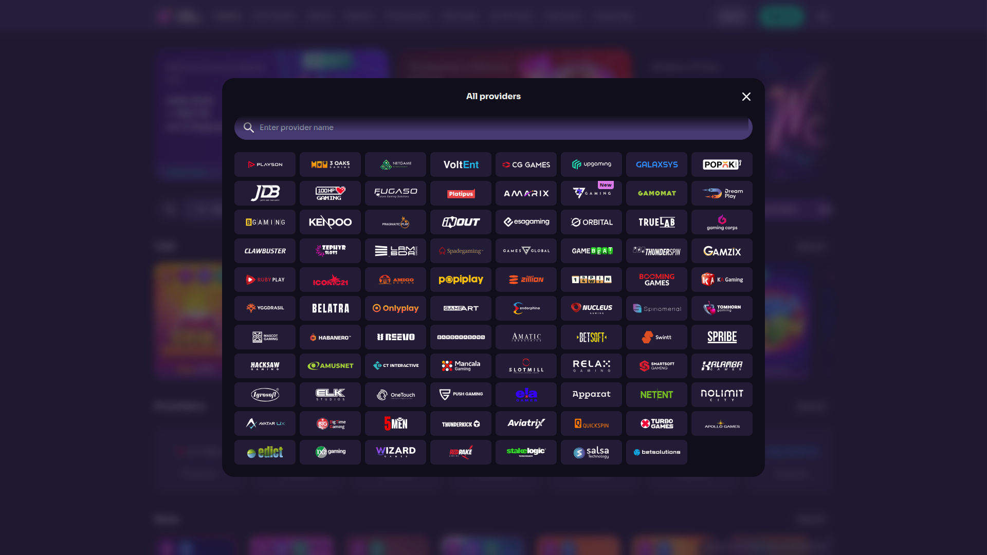 Sviluppatori di giochi desktop di WinSpirit Casino