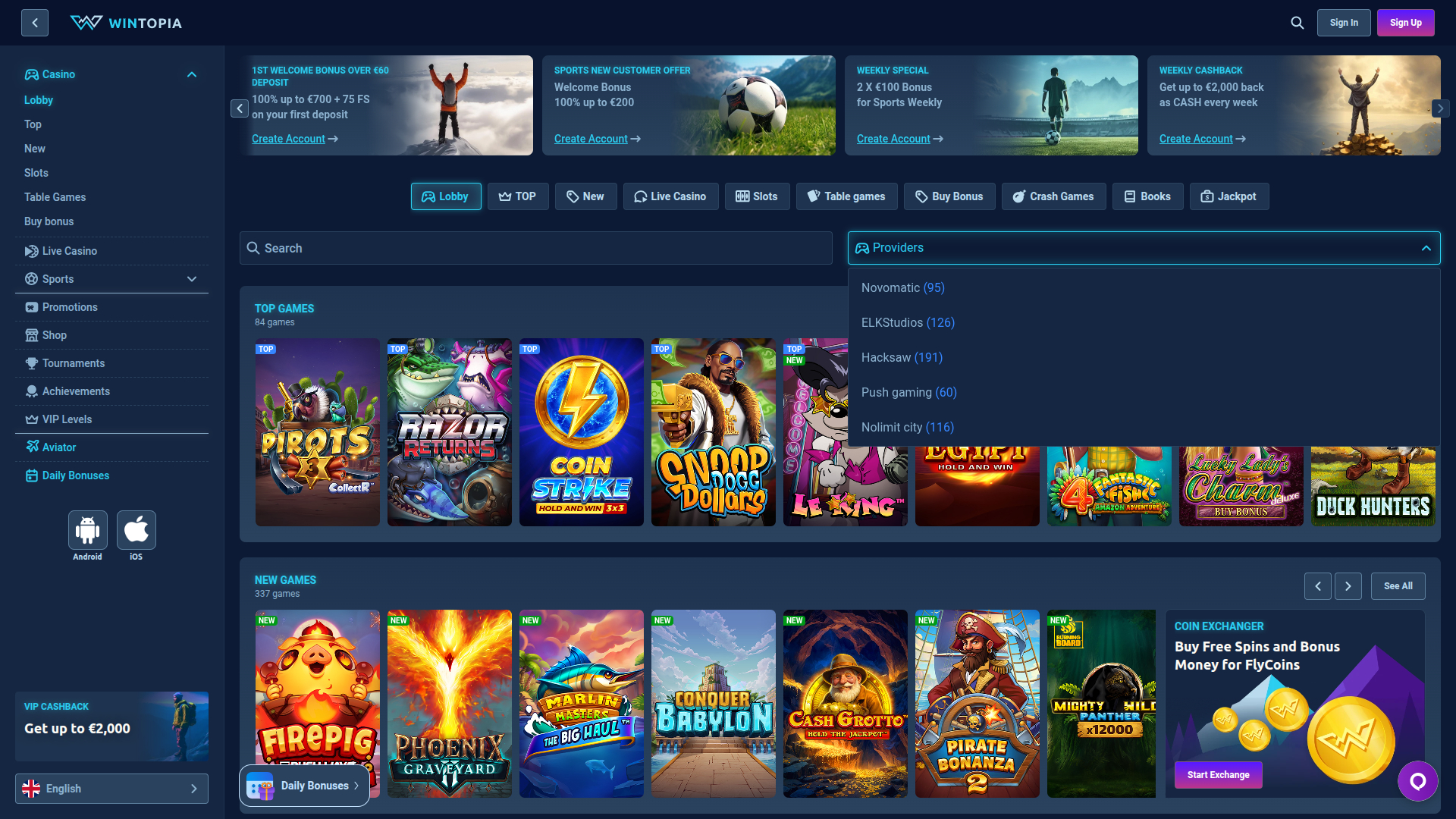 Desarrolladores de juegos de escritorio de Wintopia