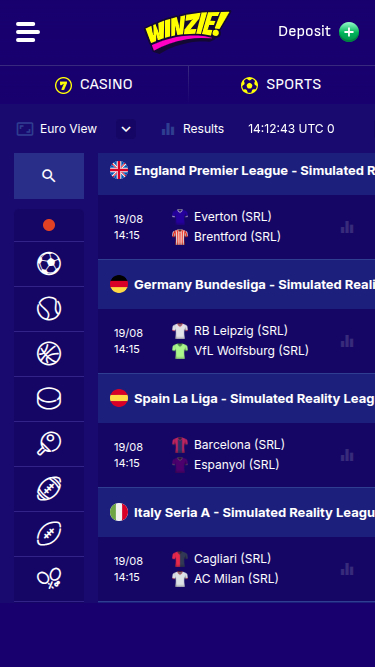 Sport mobile di Winzie