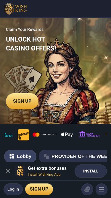 Wishking Casino Mobile Live Dealer